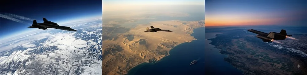 SR-71 Blackbird Overflights (1960s–1990s)